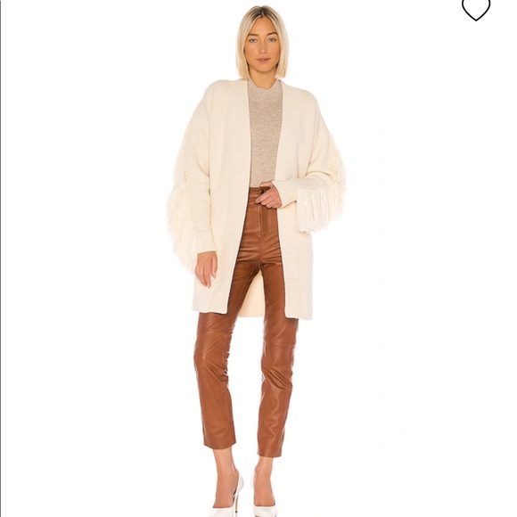 Karina Grimaldi Toronto Cardigan in Ivory - Picture 2 of 11